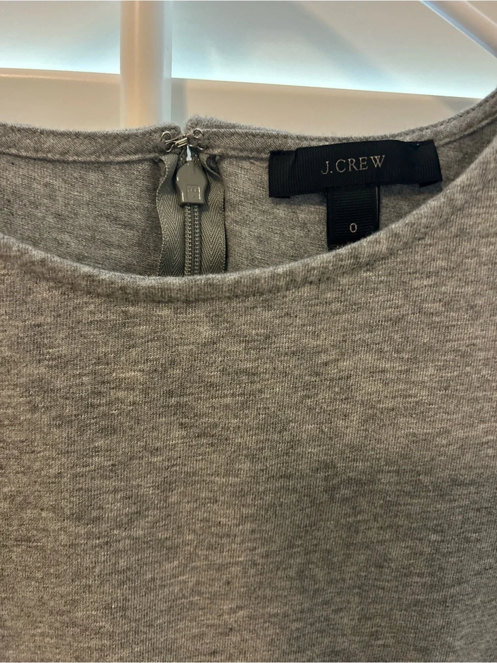 Jcrew gray cotton dress
